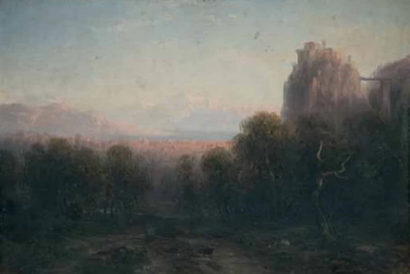  24-Paesaggio con alberi 